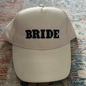 White "Bride" Hat